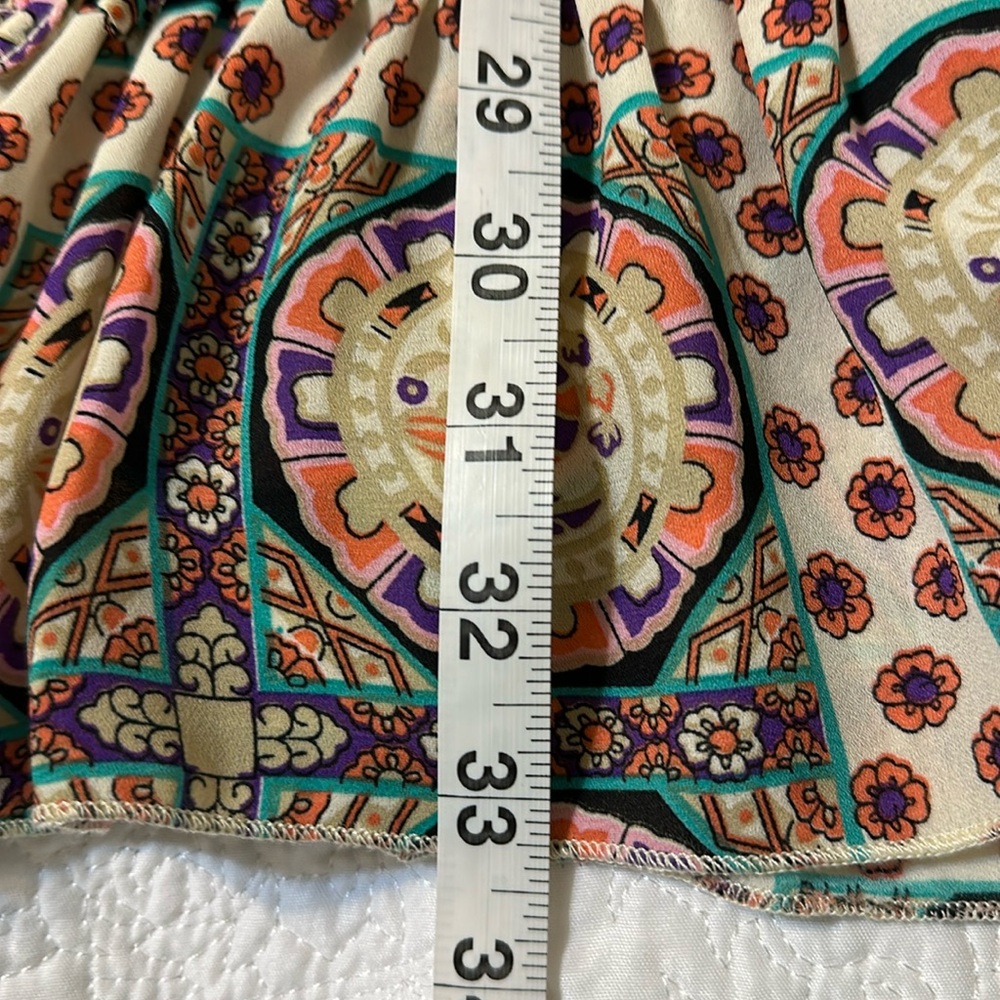 Multicolor Patterned Dress - Picture 8 of 9